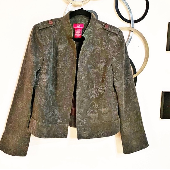 Vintage Oscar De La Renta Jacquard Evening Jacket - Picture 1 of 6